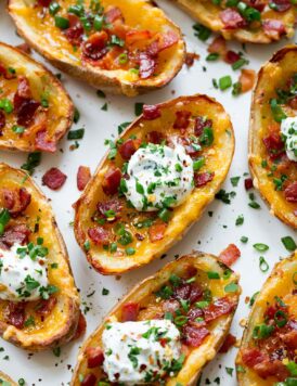 Baked potato skins